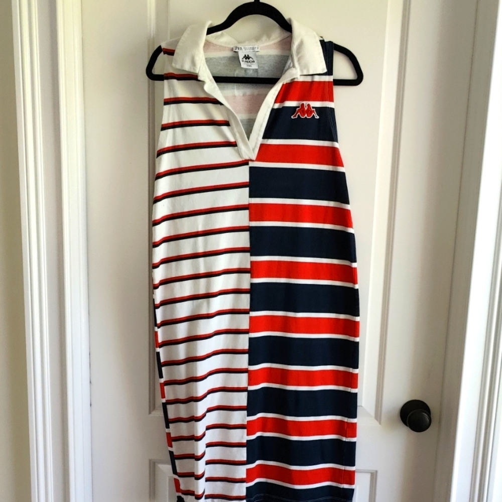 Kappa Striped Sleeveless Dress